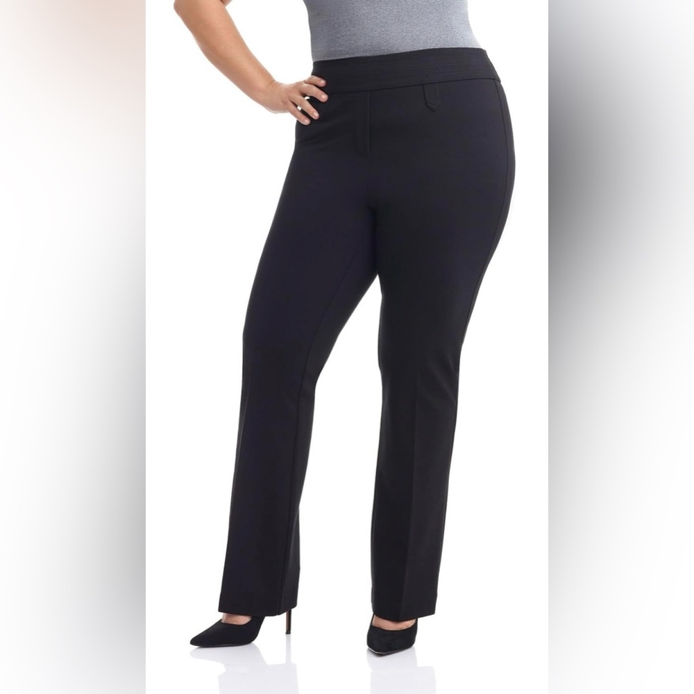 Sz 24 trousers- “0ffice Yoga Pant” black NWT - Picture 2 of 5